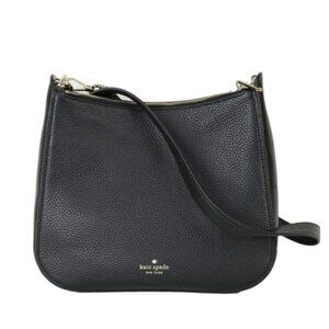 Kate Spade Pebbled Leather Shoulder/Crossbody Bag (Black)